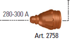 Форсунка (сопло) 280-300А (уп. 4шт) CP 455G арт. 2758