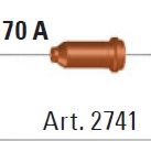 Форсунка (сопло) удлиненное 2,4 мм для строжки 20-70А арт. 2741 (5 шт)