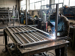 Сварка ворот из профильной трубы